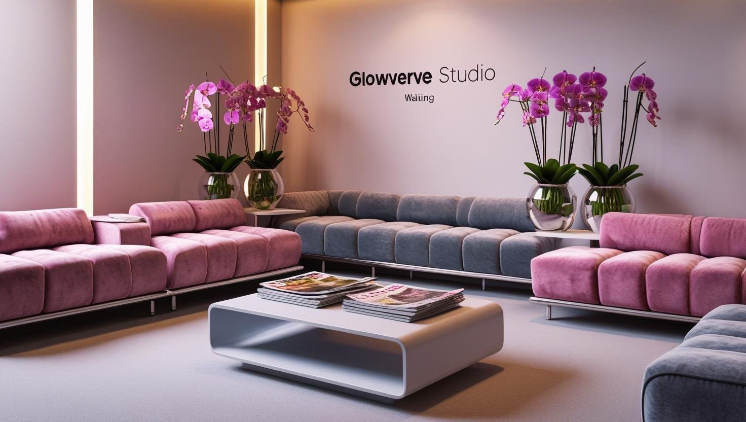 GlowVerve Studio Interior