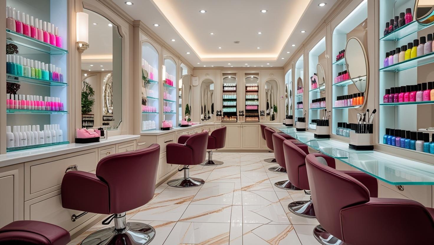 Lush & Luxe Salon Interior